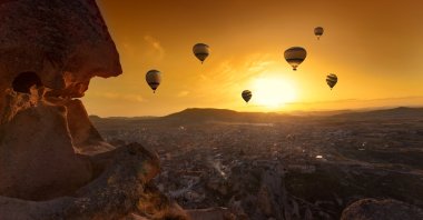 The Cappadocia valley is truly breathtaking at sunset. (iStock Photo)