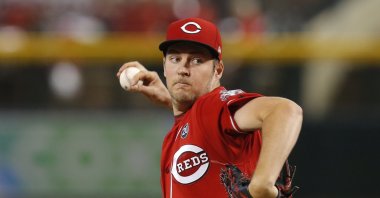 Cincinnati Reds pitcher Trevor Bauer throws a during a baseball game in Phoenix, U.S., Sept 15, 2019. (AP Photo)