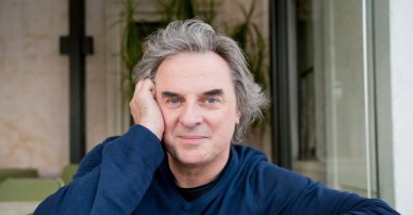 In this undated photo, Jean-Christophe Grangé poses for Sabah daily during an interview in the capital Ankara. (Photo by Saffet Azak)