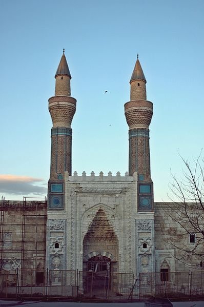 Gök Medrese is named after the blue tiles used in its decoration.