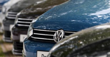 Used cars of German carmaker Volkswagen (VW) are for sale at a car dealer in Hamm, western Germany, May 25, 2020. (AFP Photo)