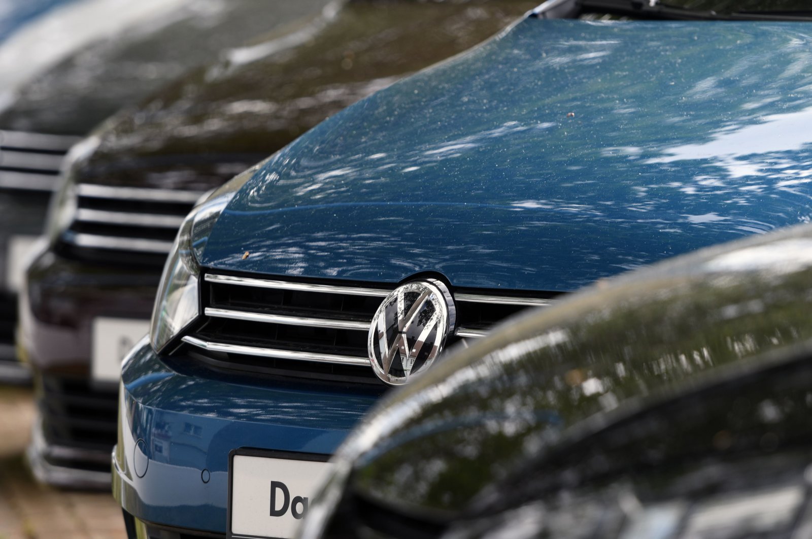 Used cars of German carmaker Volkswagen (VW) are for sale at a car dealer in Hamm, western Germany, May 25, 2020. (AFP Photo)