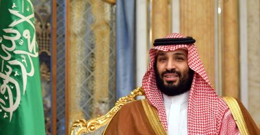 Saudi Arabia's Crown Prince Mohammed bin Salman attends a meeting with U.S. Secretary of State Mike Pompeo, Jeddah, Saudi Arabia, Sept. 18, 2019. (Reuters Photo)