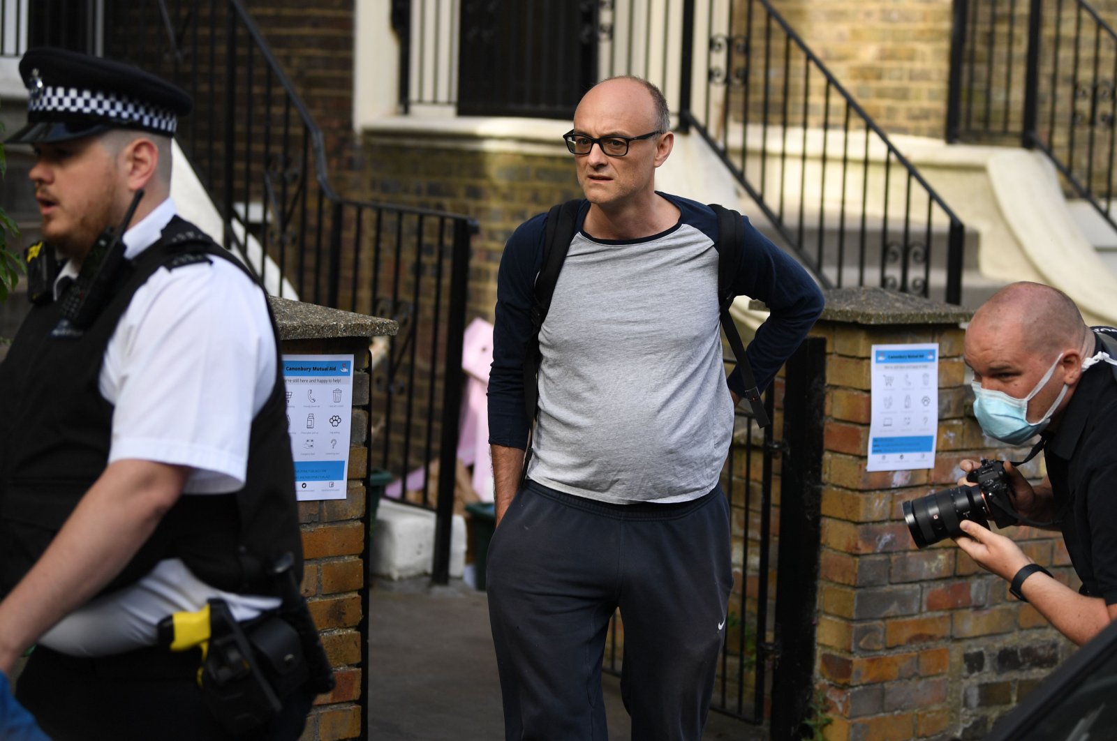 Number 10 special adviser Dominic Cummings leaves his residence, London, England, May 26, 2020. (AFP Photo)