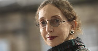 Joyce Carol Oates, an acclaimed U.S. novelist, appears at a photocall prior to participating in the Edinburgh International Book Festival 2012, Edinburgh, Scotland, Aug. 20, 2012. (Photo by Getty Images)