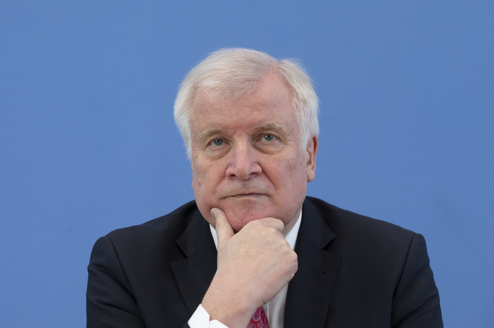 German Interior Minister Horst Seehofer attends a news conference on politically motivated crimes, Berlin, Germany, May 27, 2020. (AA Photo )