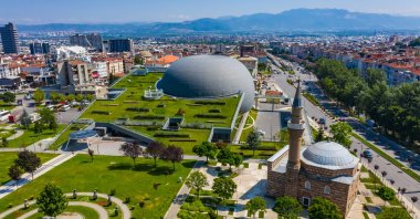 Panorama 1326 Bursa Conquest Museum was constructed in the concept of green building. (AA Photo)