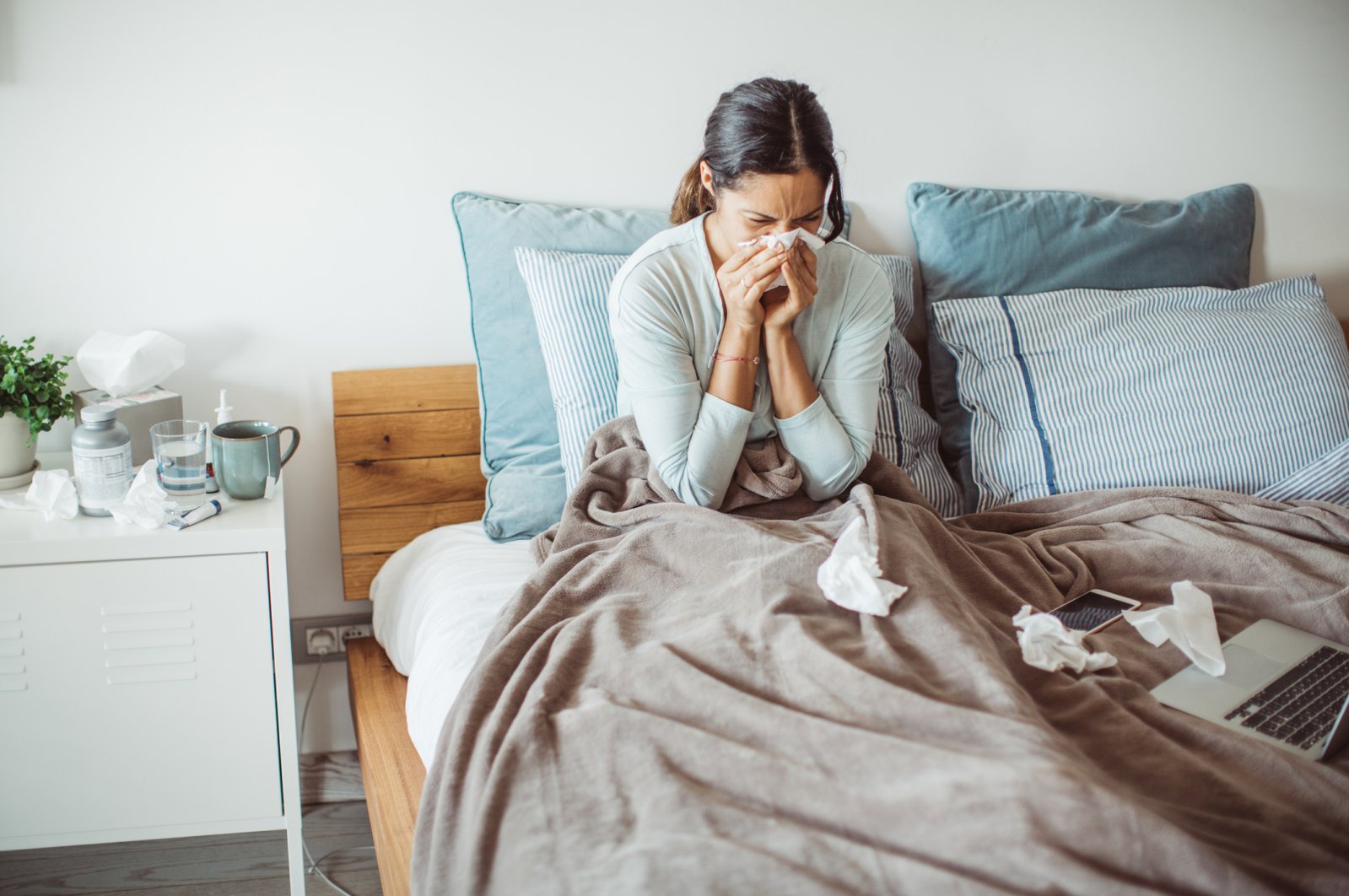 Colds, sores and tiredness might mean you don't have enough immune system cells or that they aren't functioning properly. (iStock Photo)