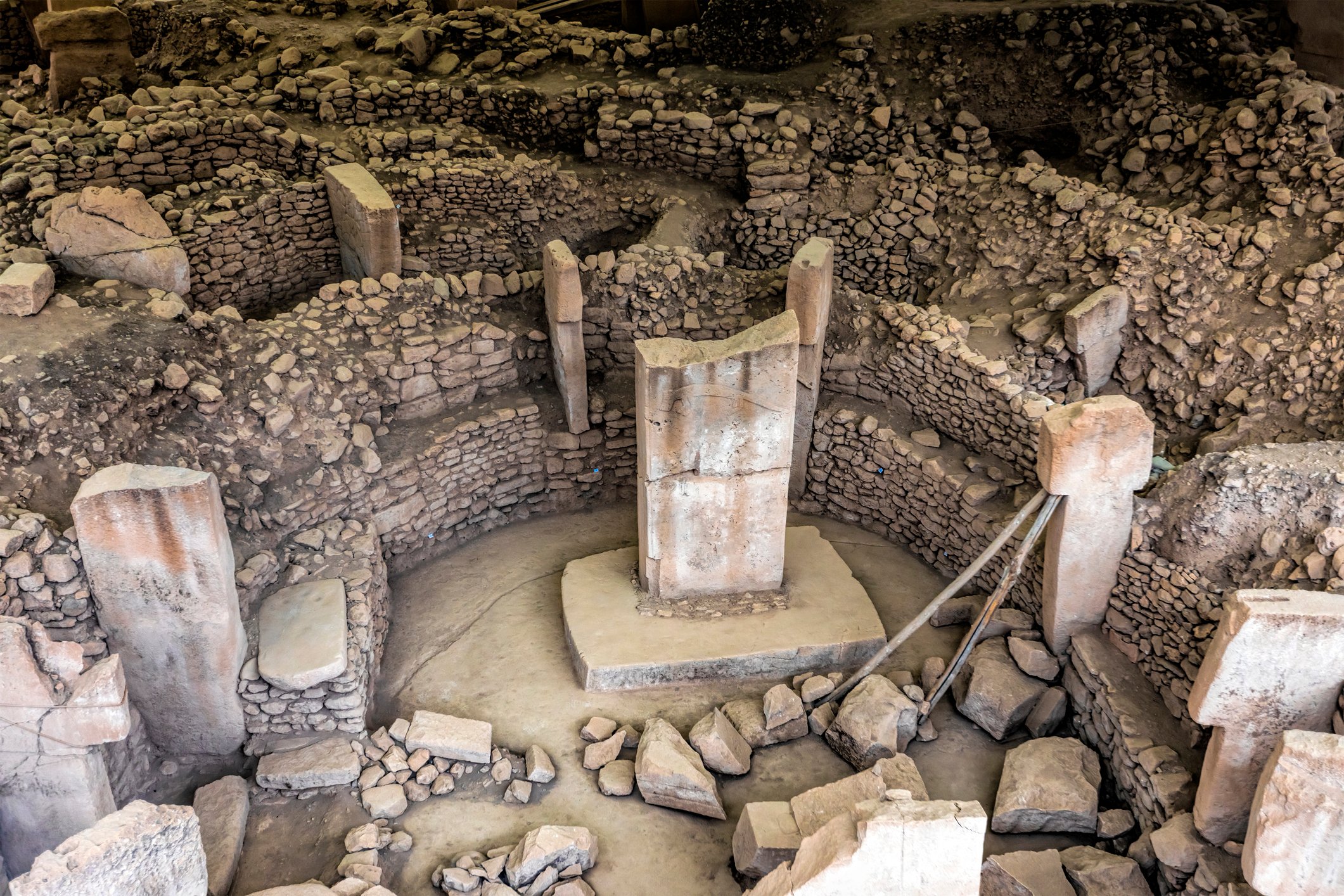The imposing stratigraphy of Göbeklitepe attests to many centuries of activity, beginning at least as early as the Epipaleolithic period. (iStock Photo)