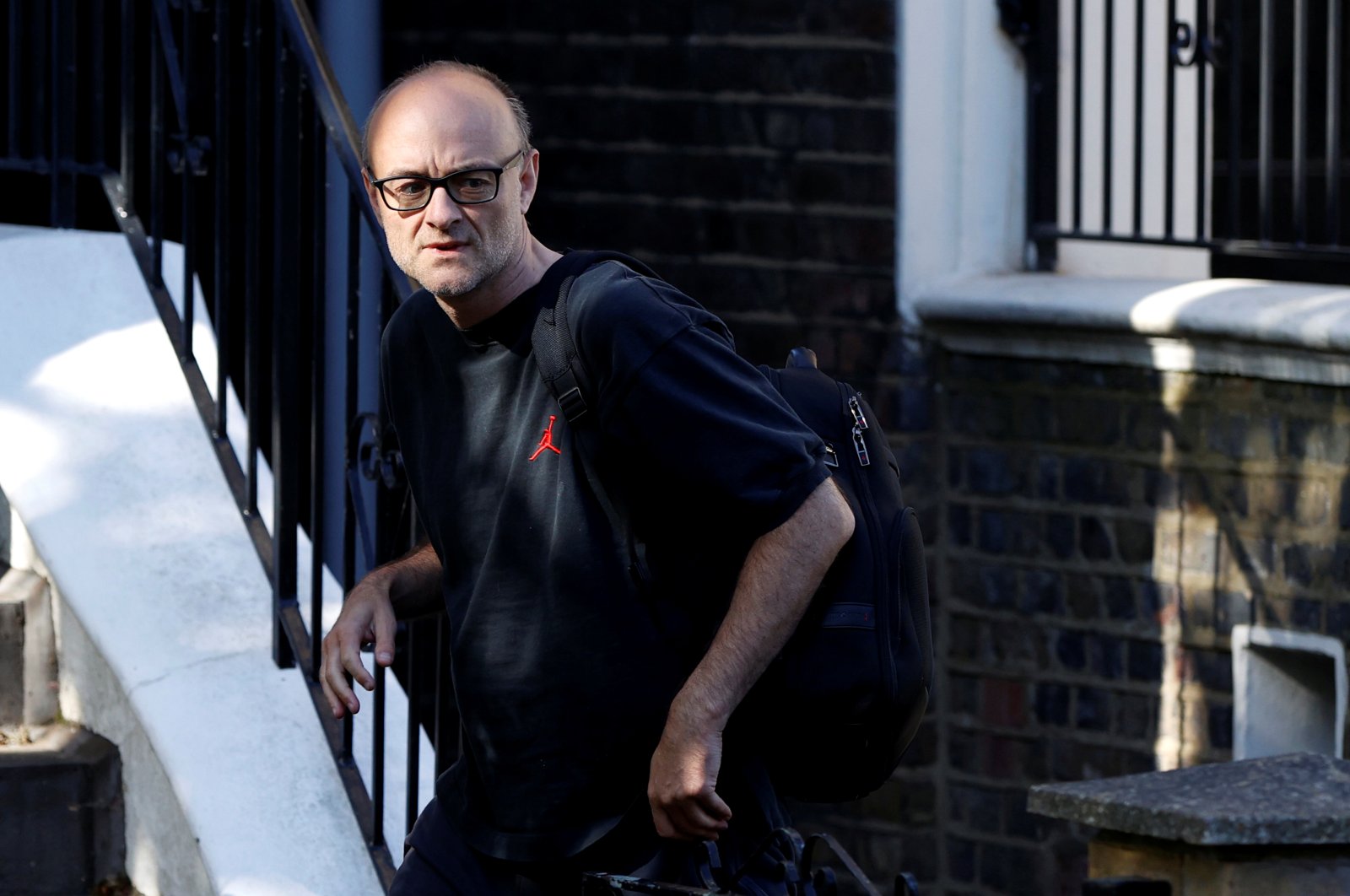 Dominic Cummings, special advisor for Britain's Prime Minister Boris Johnson leaves his home in London, following the coronavirus outbreak, London, May 29, 2020. (Reuters Photo)