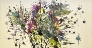 Mehmet Gün's acrylic canvas is a piece from the Sevil Dolmacı Art Gallery's online exhibitions. (Photo Courtesy of Sevil Dolmacı Art Consulting Company)