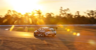 Shane Van Gisbergen during stop 9 of the Supercars Championship in Ipswich, Australia, July 27, 2019. (Reuters Photo)