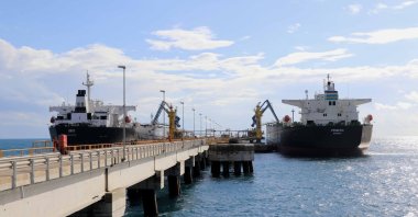 The BTC pipeline delivered 3.4 billion barrels of crude oil shipped from the marine terminal at Ceyhan in southern Turkey's Adana in 14 years. ( BOTAS Internatıonal via AA)