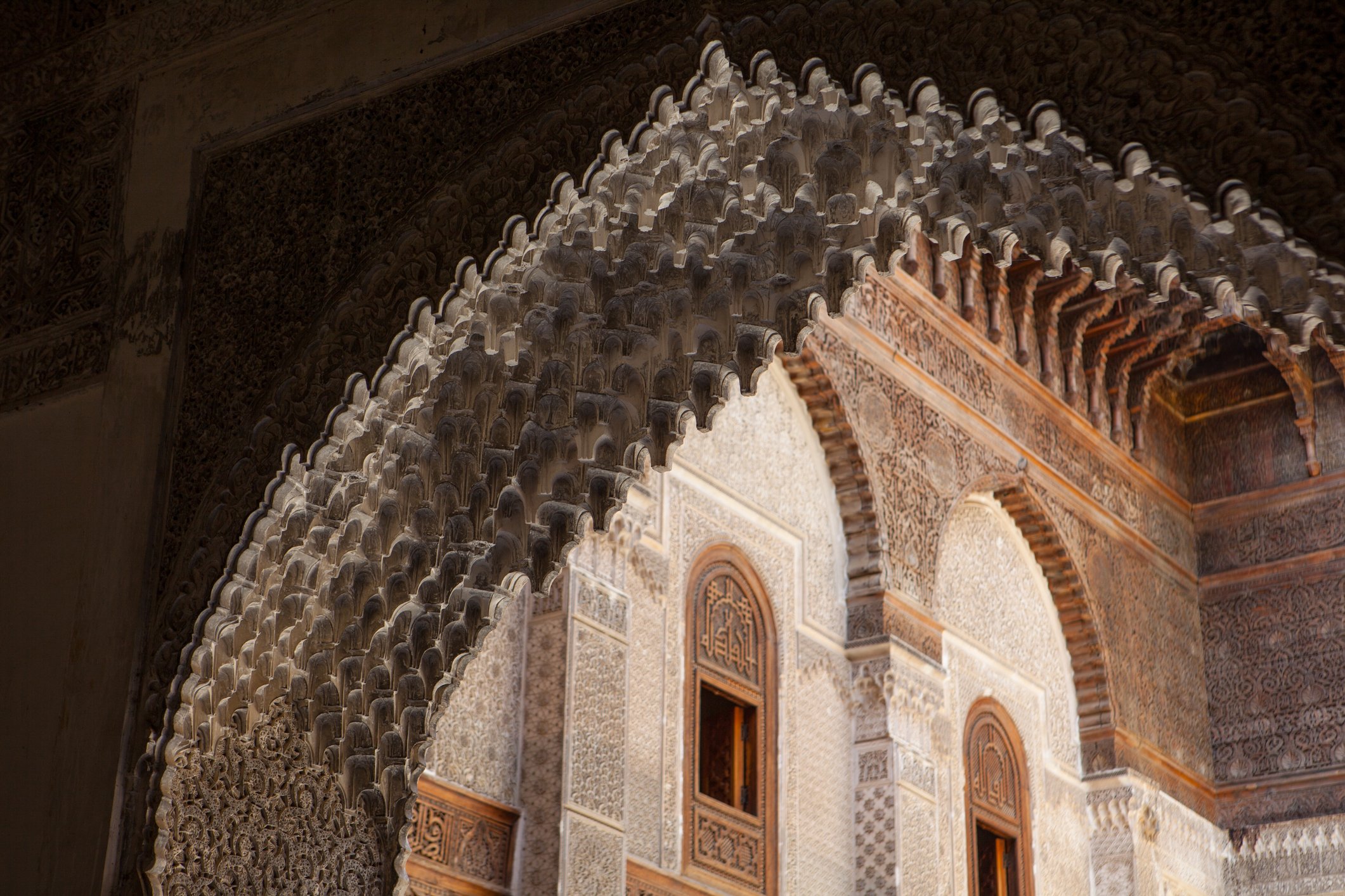 A photo shows details of the mosque at the University of al-Qarawiyyin, Fez, Morocco. (iStock Photo)