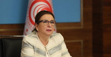 Trade Minister Ruhsar Pekcan speaks during an advisory council meeting, Ankara, June 7, 2020. (İHA Photo)