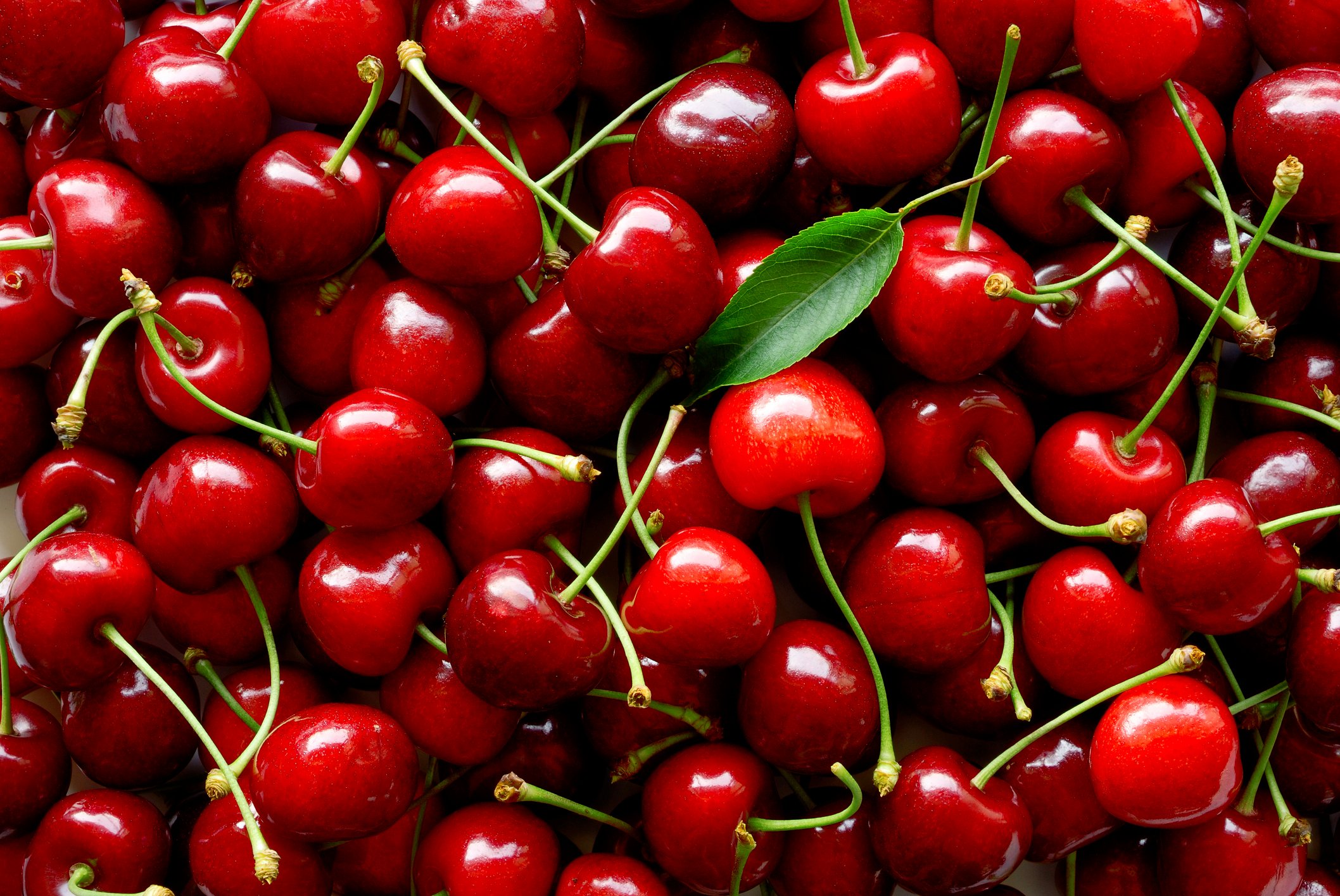 Sweet cherries are usually lighter shades of red compared with the sour kind. (iStock Photo)