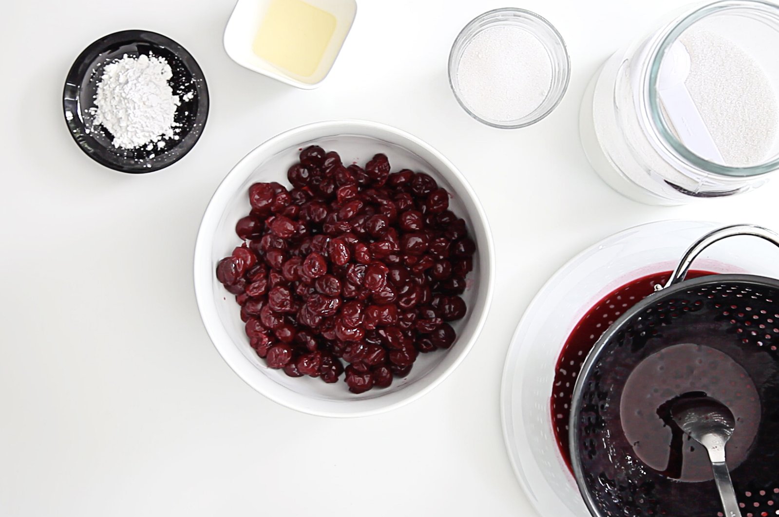 You only need a few ingredients to make a delicious sour cherry cake. (iStock Photo)