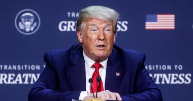 U.S. President Donald Trump speaks at Gateway Church Dallas Campus in Dallas, Texas, U.S., June 11, 2020. (Reuters Photo)