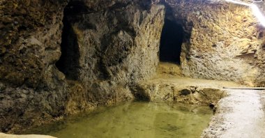 Aydıntepe Underground City consists of galleries and rooms. (AA PHOTO)