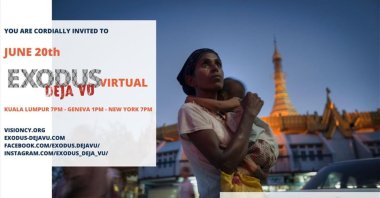 The "Exodus" exhibition series features photos showing the journeys of refugees in different parts of the world. (AA Photo)