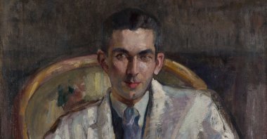 A portrait of Nazimî Yaver Yenal by Turkish painter Ibrahim Çallı, oil on canvas.