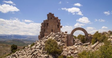 The ancient city of Isaura captures the imagination with its walls and bastions, parts of which have survived to date. (AA Photo)