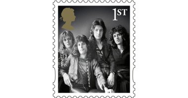 A design for one of a series of stamps issued by Royal Mail as a tribute to the band Queen. (Reuters Photo)