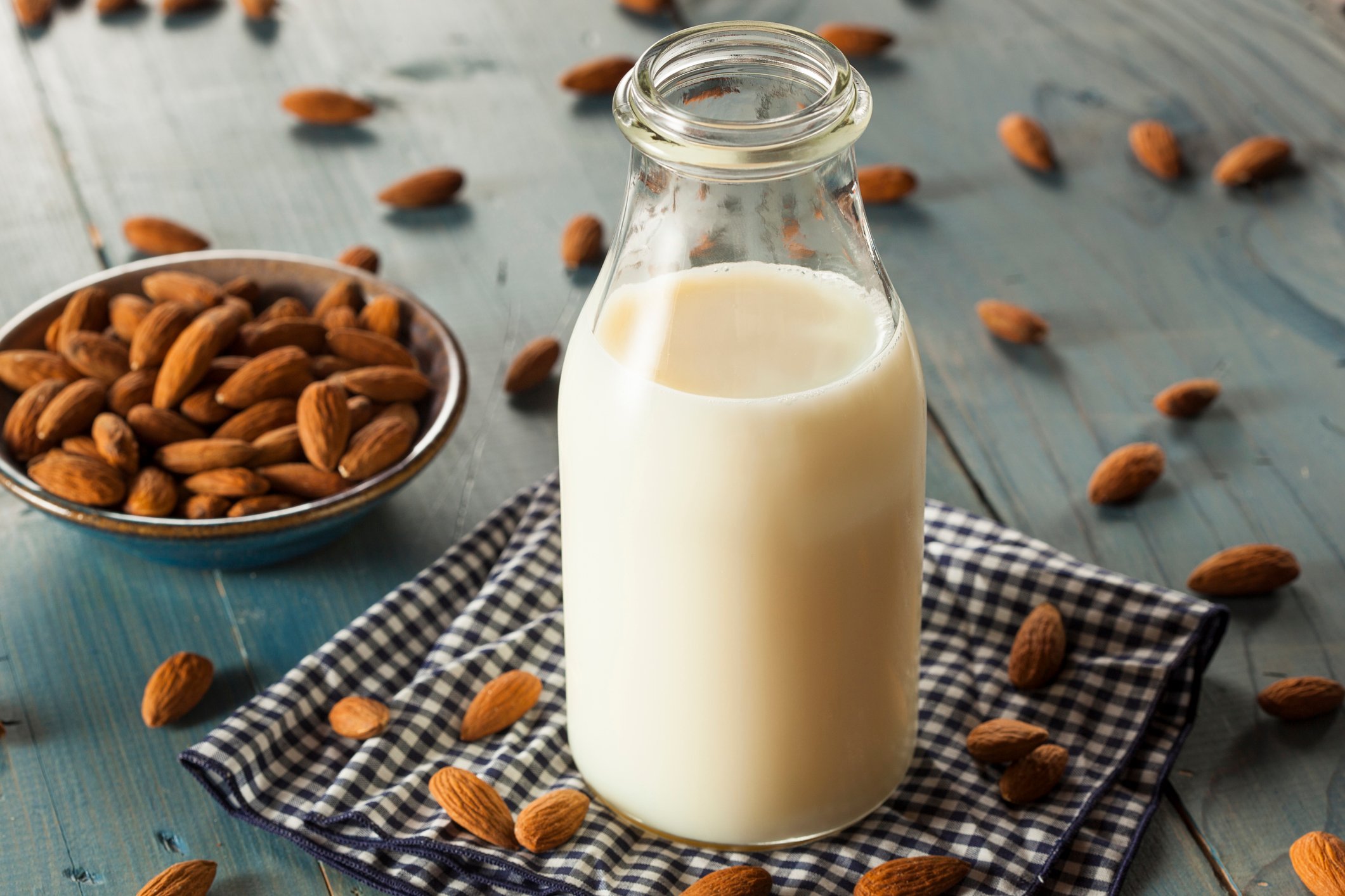Almond milk is one of the easiest and most nutritious milks you can make at home. (iStock Photo)