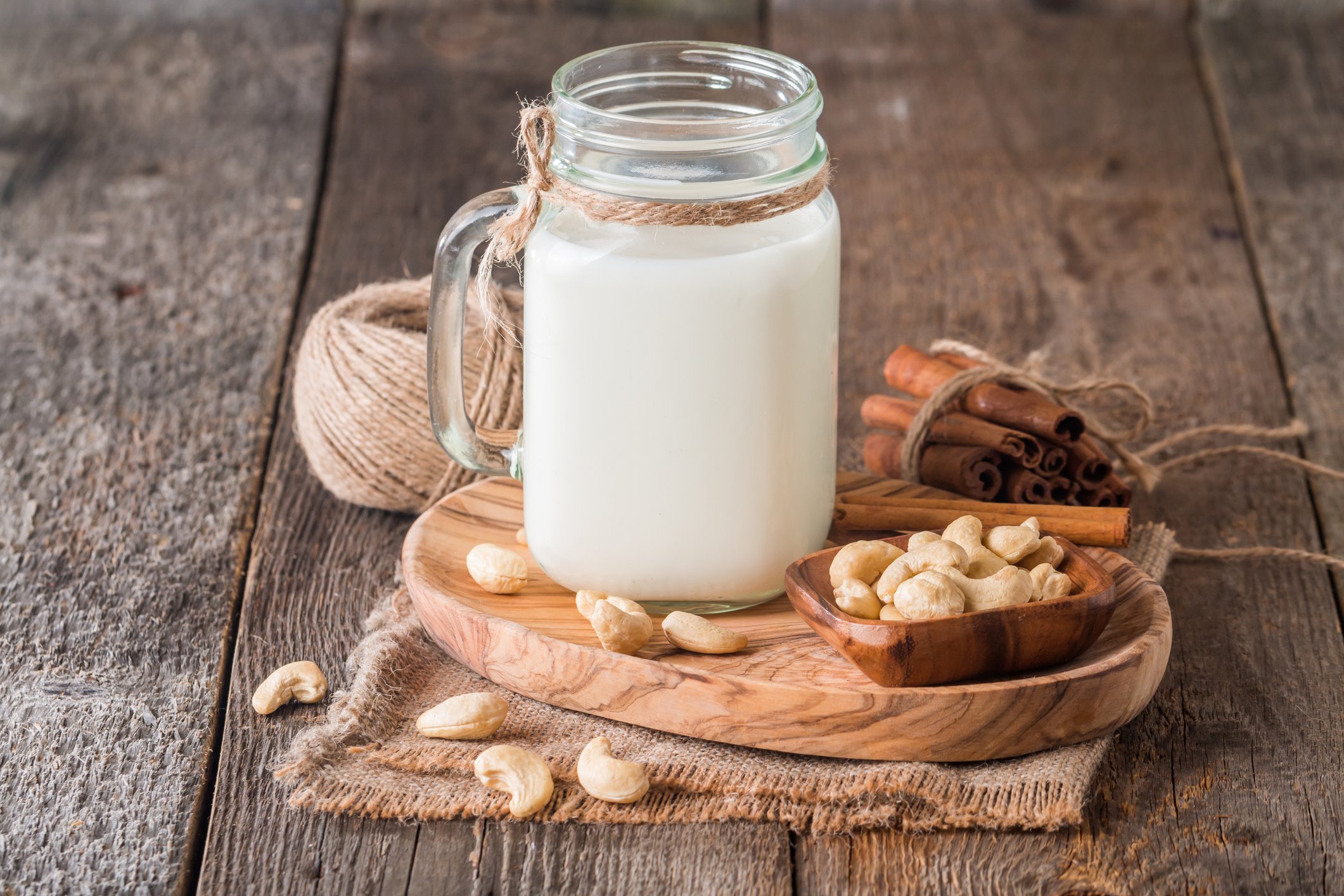 Cashew milk is best used in vegan recipes to create 'cheeses' and creamier textures. (iStock Photo)