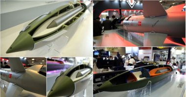 SERT-82 and SARB-83 ammunitions developed by the TÜBİTAK SAGE are displayed at the 14th International Defense Industry Fair (IDEF'19) between April 30 and May 3, 2019, in Istanbul, Turkey.  (AA Photo)