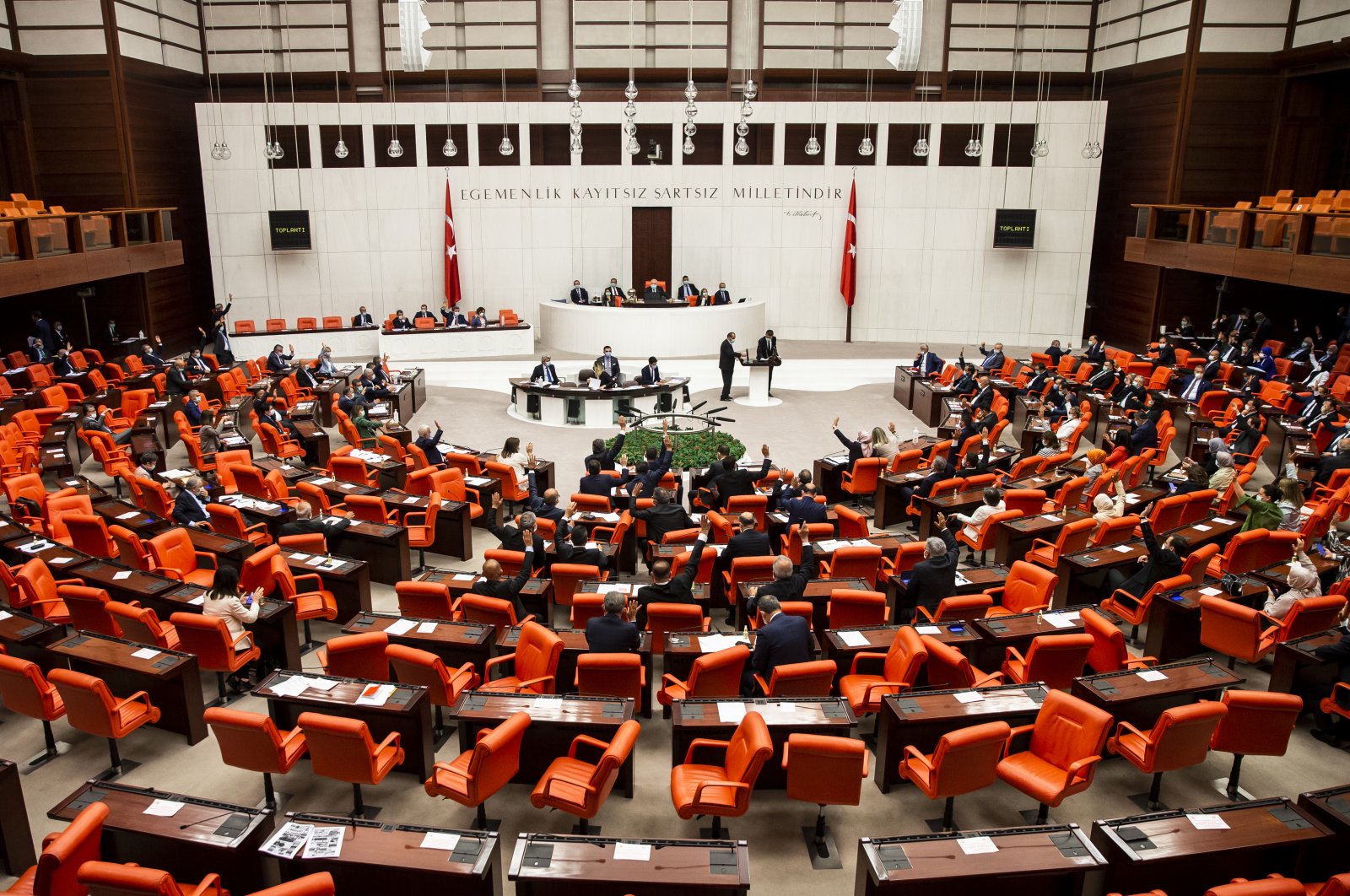 Turkish parliament nullifies decisions that were taken back in the 1960's Yassıada trials, Ankara, June 24, 2020. (AA)