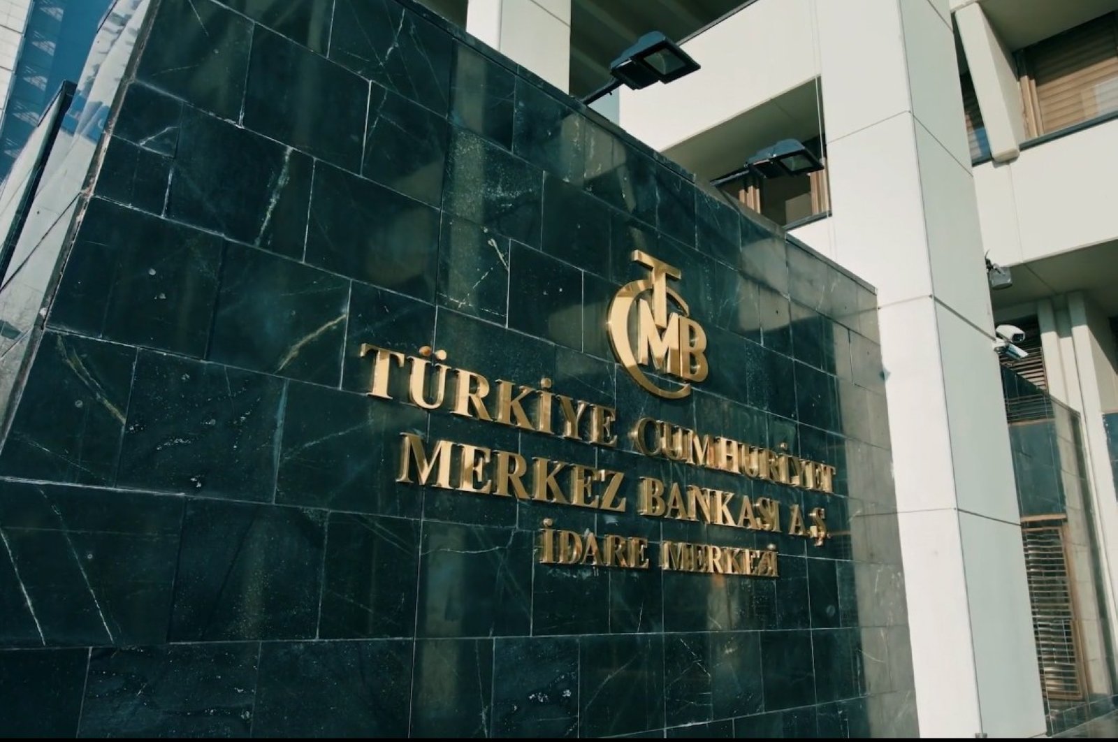 The Central Bank of the Republic of Turkey headquarters in Ankara, March 26, 2020. (IHA Photo)