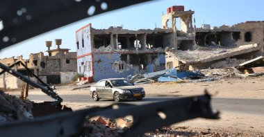 Although the capital province of Tripoli has been liberated from Haftar forces and its backers on June 4, the city still carries the damages left by the constant attacks, June 27, 2020. (AA)