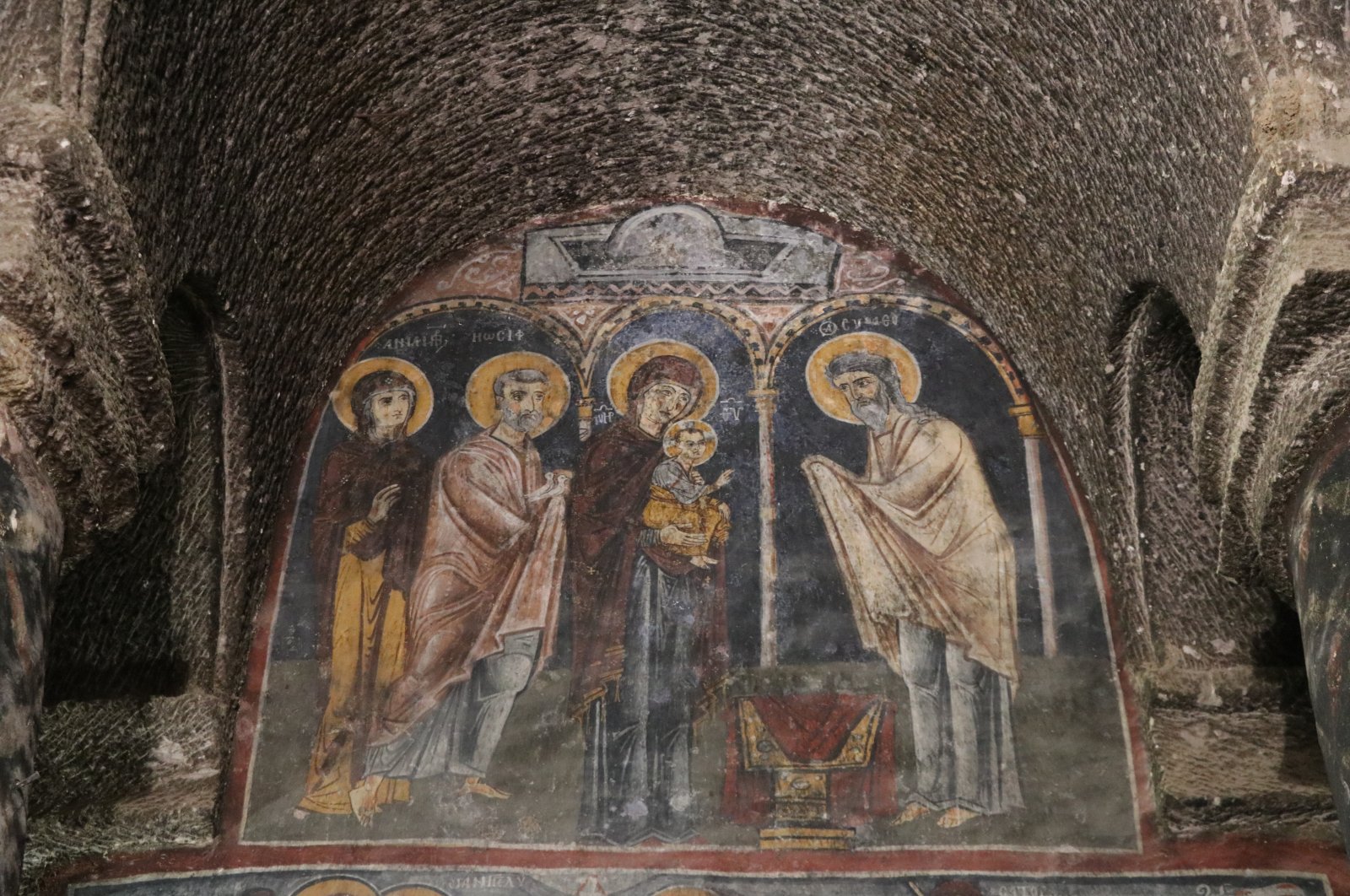 Gümüşler Monastery is famed for glorious mural paintings. (AA PHOTO)