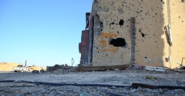 This photo shows the destruction caused by militias loyal to putschist Gen. Khalifa Haftar in the civilian settlements south of Tripoli after the warlord's retreat, Libya, June 27, 2020. (AA Photo)