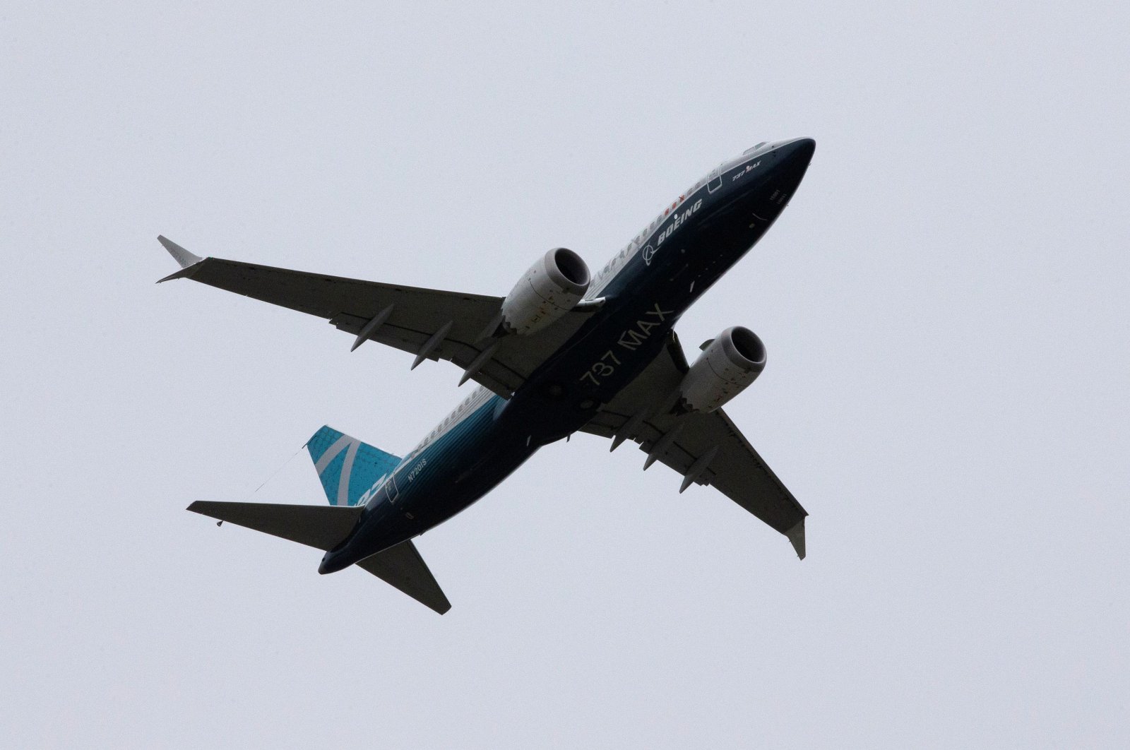 A Boeing 737 MAX airplane takes off on a test flight from Boeing Field in Seattle, Washington, U.S. June 29, 2020. (Reuters Photo)