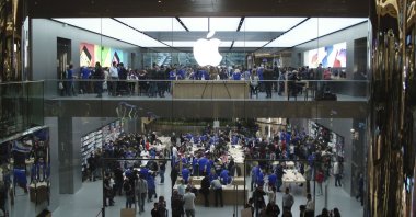 The Apple Store at Zorlu Center in Istanbul, Turkey, in this undated photo.