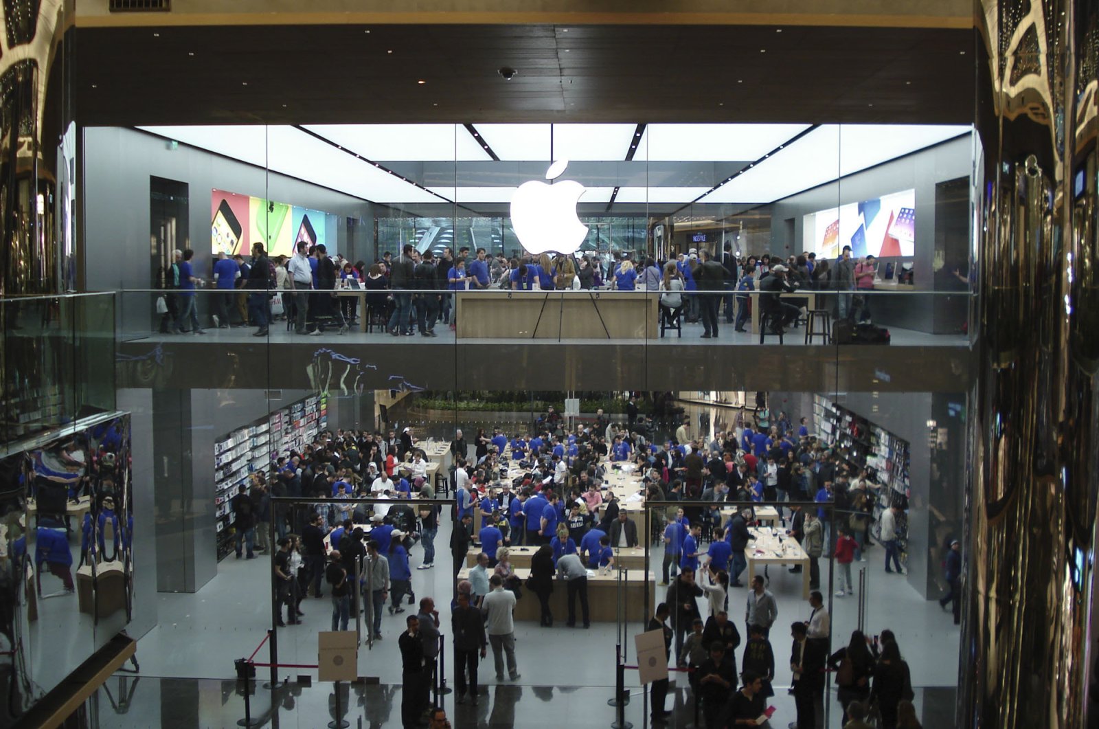 The Apple Store at Zorlu Center in Istanbul, Turkey, in this undated photo.