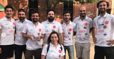 Members of the Grizu-263 Space Team. (AA Photo)