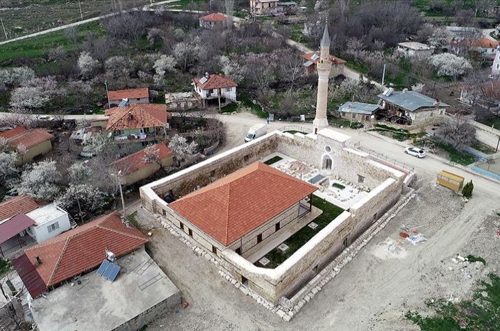An aerial view from the Alaaddin Mosque, which bears the traces of the Seljuk era stonemasonry. (AA Photo)