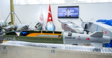 SARB-83 ammunition developed by the TÜBITAK SAGE is displayed at the SAGE headquarters in Ankara, Turkey on July 6, 2020. (AA Photo)