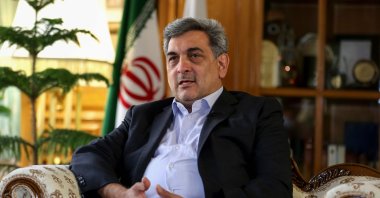 Mayor of Tehran Pirouz Hanachi speaks during an interview with AFP in the Iranian capital, on July 7, 2020. (AFP Photo)