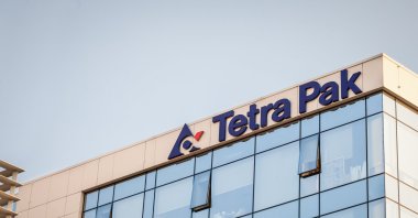 The Tetra Pak logo is seen on the company's headquarters in Belgrade, Serbia, Sept. 23, 2018. (iStock Photo)
