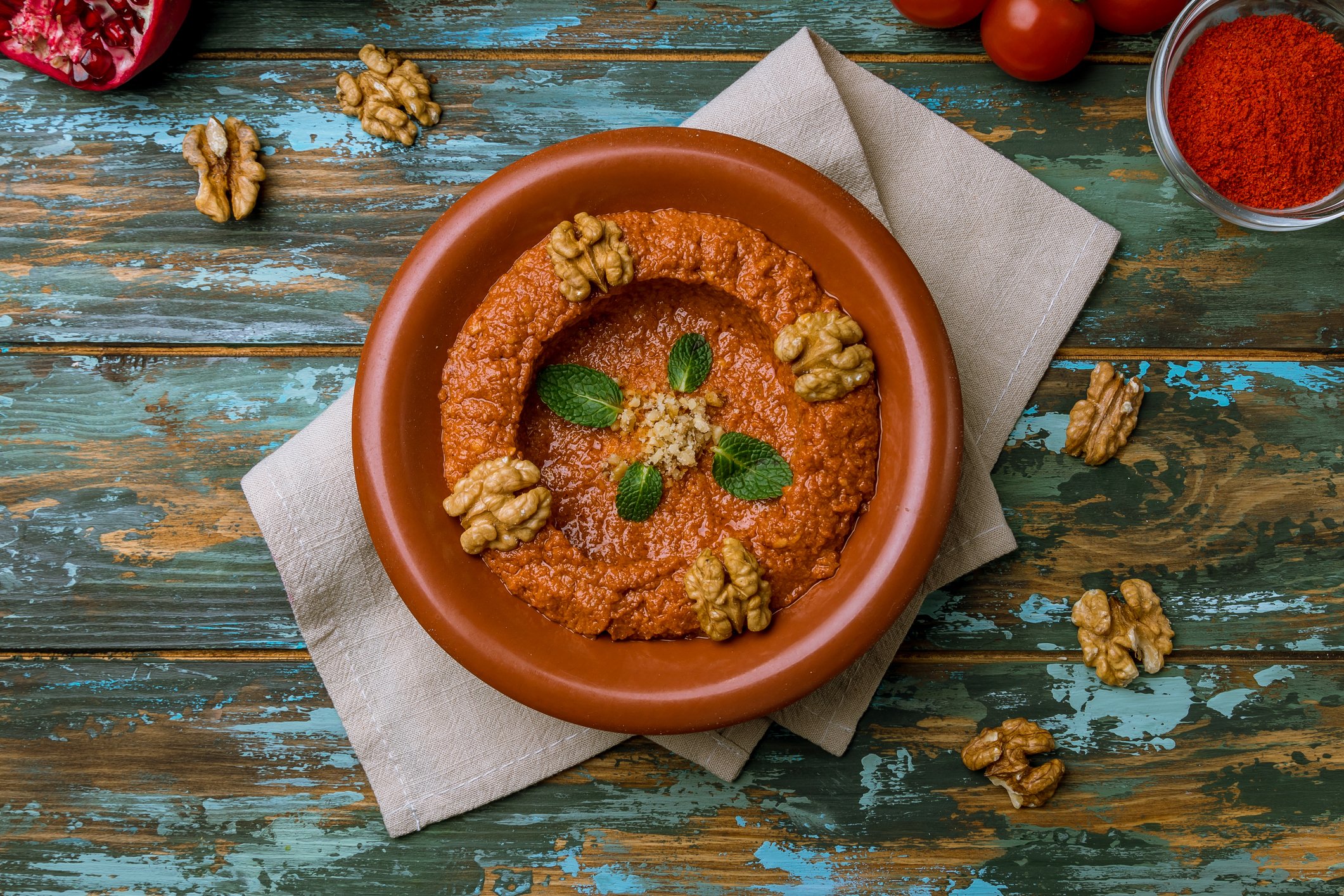 Muhammara, or acuka as it is called in western Turkey, is perfect for those who love all things spicy. (iStock Photo)