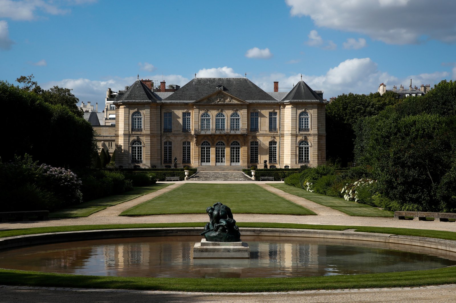 A view shows the Rodin Museum on the eve of its reopening after an almost four-month closure due to the coronavirus outbreak, in Paris, France, July 6, 2020. (Reuters)