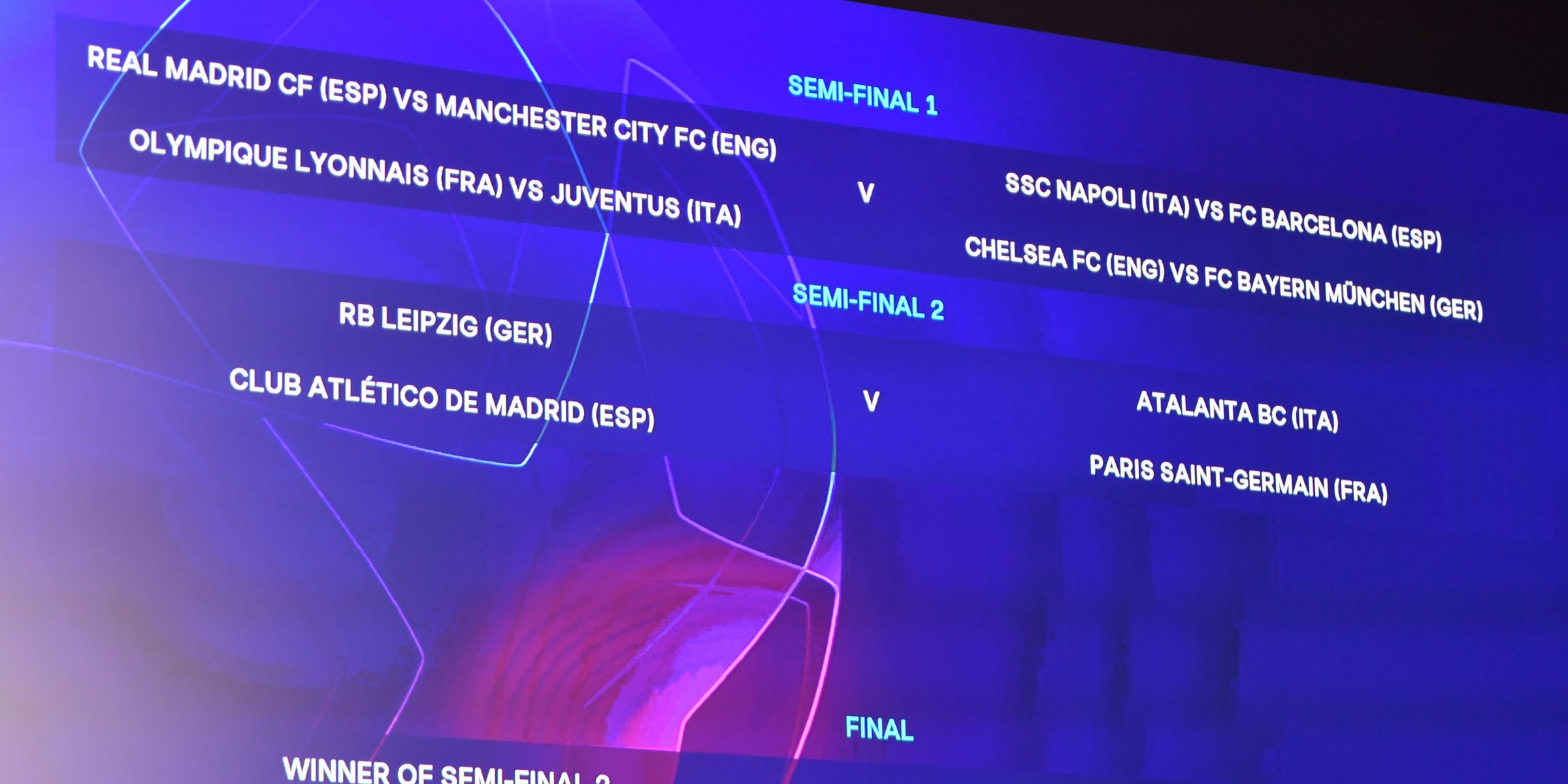 uefa champions league semi final fixtures