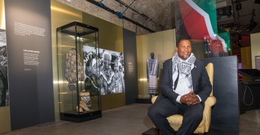 This file photo shows Chief Zwelivelile "Mandla” Mandela at the "Mandela: The Official Exhibition" in London, U.K., Feb. 07, 2019 (Reuters Photo)