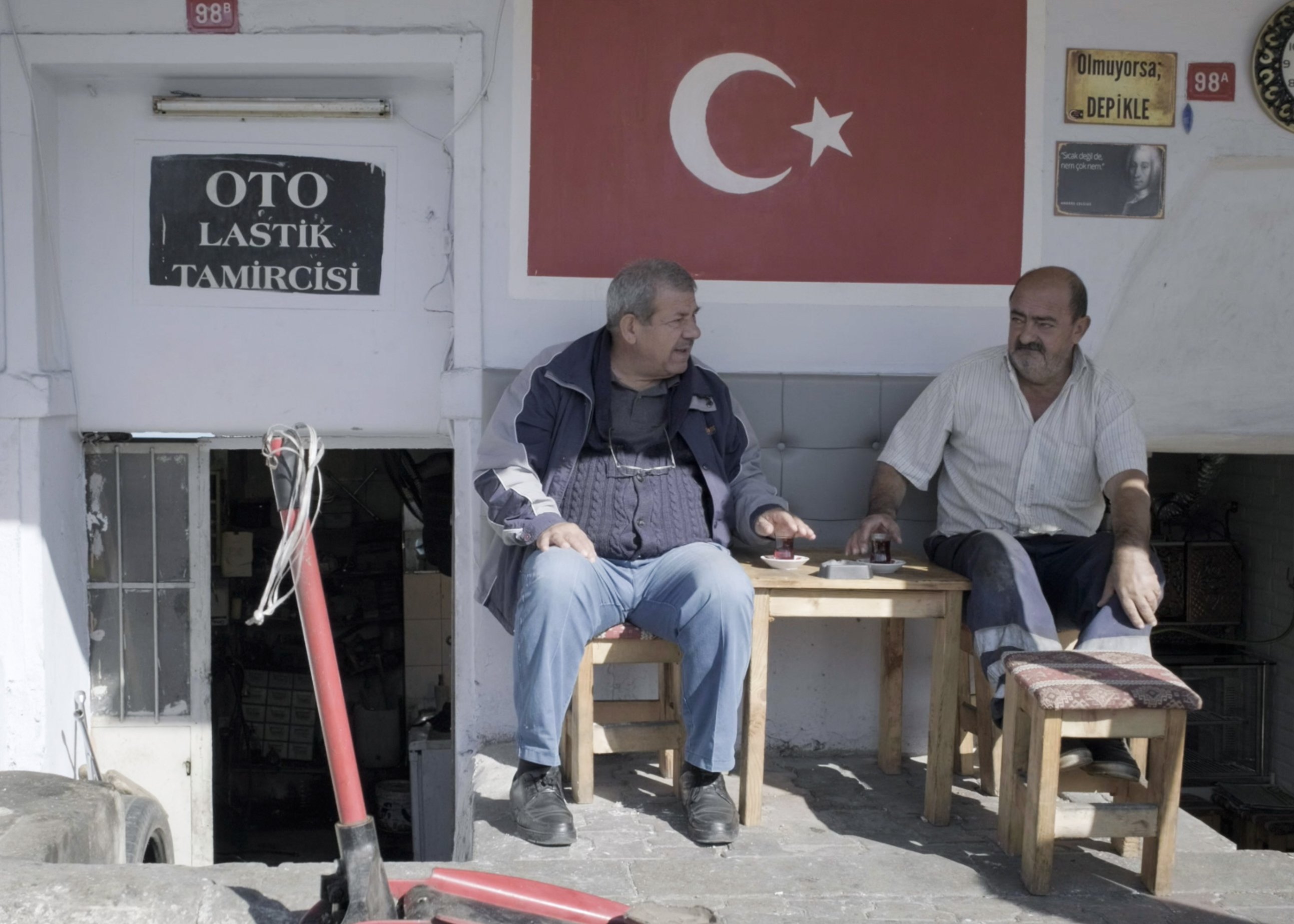 Still shot from 'Four Stops to Kurtuluş' by Georgios Makkas. (Courtesy of British Council)