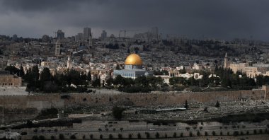 The Dome of the Rock in the compound known to Jews as Temple Mount and to Palestinians as Noble Sanctuary in Jerusalem's Old City, Jan. 29, 2020. (Reuters Photo)