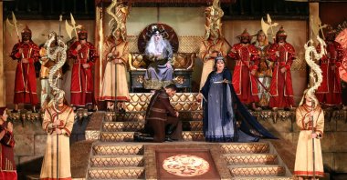 A photo from the "Aida" opera performance at the 25th International Aspendos Opera and Ballet Festival provided on May 5, 2019. (THA Photo)